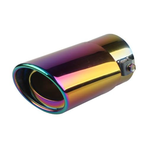 MNBHJGR Endrohr, für Jeep Wrangler Wrangler S Wrangler JL Wrangler Jk 2000-2023 2024 Auspuffblende Rund Edelstahl Sportauspuff Auspuff Endrohr Ende Endrohrblende Auspuffspitzen,A-2 von MNBHJGR