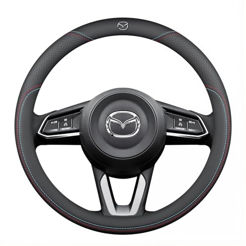 MNBHJGR Lenkradbezug, für Mazda 6 2017-2019 Auto Lenkradschoner Lenkrad Abdeckung Heavy Duty Anti Rutsch Lenkradabdeckung Lenkradhülle Abdeckung 38CM,A MNBHJGR Lenkradbezug, für Mazda 6 2017-2019 Auto Lenkradschoner Lenkrad Abdeckung Heavy Duty Anti Rutsch Lenkradabdeckung Lenkradhülle Abdeckung 38CM,A von MNBHJGR