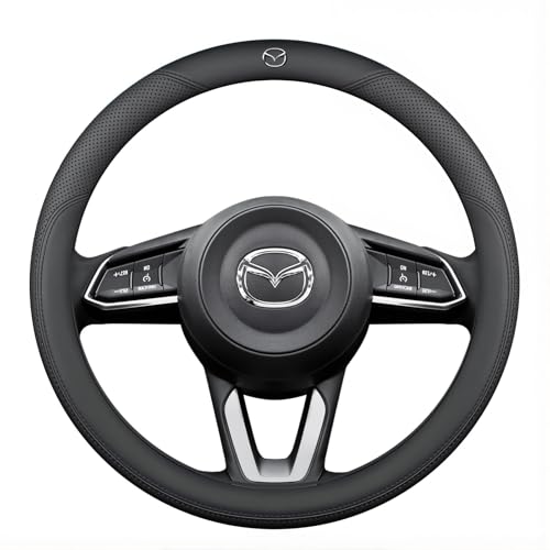 MNBHJGR Lenkradbezug, für Mazda CX-5 2017-2021 Auto Lenkradschoner Lenkrad Abdeckung Heavy Duty Anti Rutsch Lenkradabdeckung Lenkradhülle Abdeckung 38CM, B MNBHJGR Lenkradbezug, für Mazda CX-5 2017-2021 Auto Lenkradschoner Lenkrad Abdeckung Heavy Duty Anti Rutsch Lenkradabdeckung Lenkradhülle Abdeckung 38CM, B von MNBHJGR