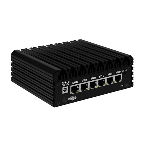 MNBOXCONET Firewall Lüfterlos Mini PC Appliance Core i3 N305, Small Computer 6 x 2.5GbE I226-V LAN, DDR5 16GB RAM 2TB SSD, Windows 11 Pro, OPNsense, TF Slot, HD, DP MNBOXCONET Firewall Lüfterlos Mini PC Appliance Core i3 N305, Small Computer 6 x 2.5GbE I226-V LAN, DDR5 16GB RAM 2TB SSD, Windows 11 Pro, OPNsense, TF Slot, HD, DP von MNBOXCONET