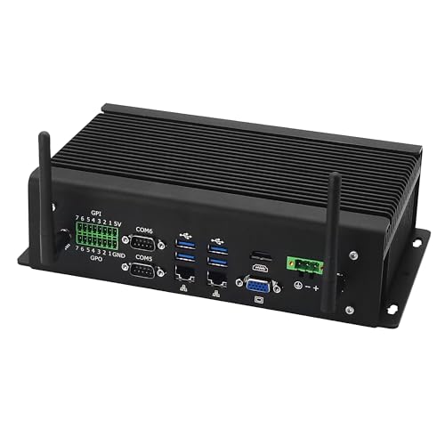 MNBOXCONET Industrial Mini PC Lüfterlos Core i7 1195G7 with 6 x RS232 COM, 2 x 2.5GBE I225V LAN Micro Desktop PC DDR4 64GB RAM 1TB SSD, WiFi/BT 14x GPIO Small Computer Win 11 Pro Linux MNBOXCONET Industrial Mini PC Lüfterlos Core i7 1195G7 with 6 x RS232 COM, 2 x 2.5GBE I225V LAN Micro Desktop PC DDR4 64GB RAM 1TB SSD, WiFi/BT 14x GPIO Small Computer Win 11 Pro Linux von MNBOXCONET