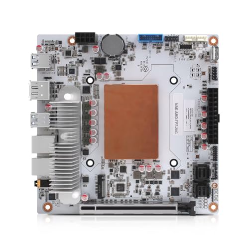 MNBOXCONET N7 NAS Motherboard Ryzen 7 8845HS 8 Bay, RJ45 10GBE LAN, ITX Mainboard PCIE x 16 Slot, Mini Computer Board 2xNVMe(PCIe4.0 x4), 2xDDR5 Barebone, Triple Display von MNBOXCONET