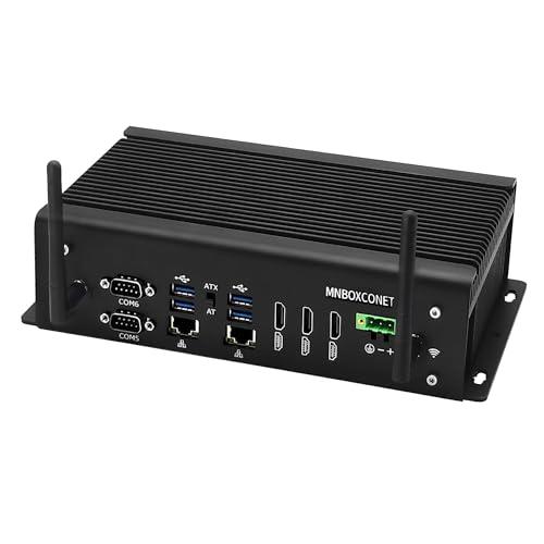 MNBOXCONET Mini PC IBC7 Industrial Lüfterlos Computer Core i7 9750H, Rugged Embedded Micro PC 8GB RAM 256GB NVME SSD, 6 x DB9 COM WiFi/BT4, Support PVE Linux Opnsense, 3HD MNBOXCONET Mini PC IBC7 Industrial Lüfterlos Computer Core i7 9750H, Rugged Embedded Micro PC 8GB RAM 256GB NVME SSD, 6 x DB9 COM WiFi/BT4, Support PVE Linux Opnsense, 3HD von MNBOXCONET