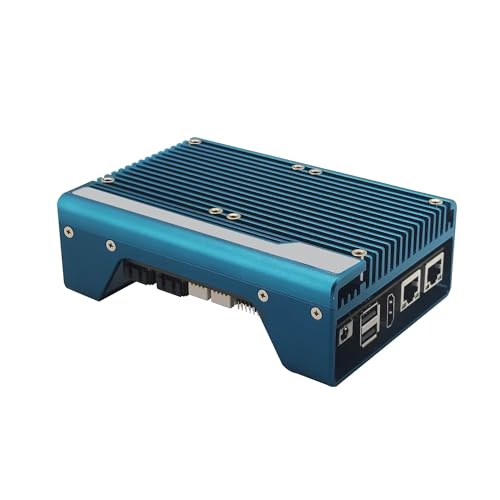 MNBOXCONET Mini PC N305 PCIe x 8 Slot, Micro Desktop Computer Windows 11 Pro Büro Firewall Router DIY Appliance, DDR5 8GB RAM 128GB NVMe SSD, 2 x i226V 2.5GbE LAN von MNBOXCONET