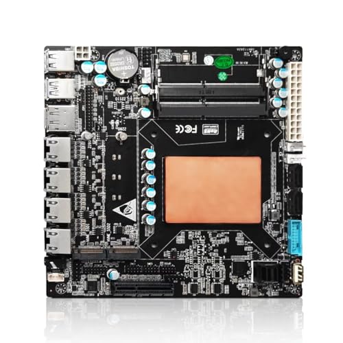MNBOXCONET NAS Motherboard Core i5 1135G7, UHD Graphics, Mini-ITX NAS Board, DDR5 32GB RAM 1TB SSD 4 x i226V 2.5GbE LAN, Dual M.2 NVMe (PCle3.0x4), 6 x SATA3.0, PCIEx4 Slot, Type-C von MNBOXCONET