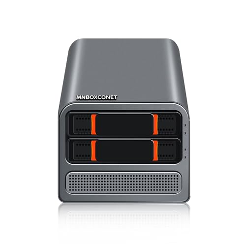 MNBOXCONET Mini PC NAS Server Octa-Core N305 2 Bay,3-in-1 Micro PC Computer DDR5 32GB RAM 1TB NVMe SSD, SPK/MIC, Dual 2.5GbE i226V LAN Soft Router, Hot Swapping HTPC Network Sicherheit MNBOXCONET Mini PC NAS Server Octa-Core N305 2 Bay,3-in-1 Micro PC Computer DDR5 32GB RAM 1TB NVMe SSD, SPK/MIC, Dual 2.5GbE i226V LAN Soft Router, Hot Swapping HTPC Network Sicherheit von MNBOXCONET