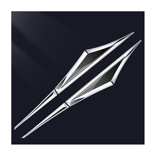 MNBVGHH Auto Emblem Aufkleber, für Hyundai I10 I20 I30 I40 Ix20 Ix35 Ix55 Metall Aufkleber Emblem passend,Abzeichen Heckklappen Logo Auto-Emblem-Aufkleber,E von MNBVGHH