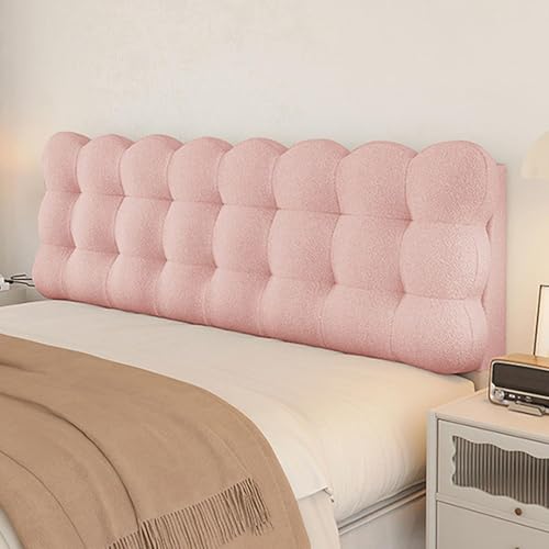 MNBVH Gepolsterte Kopfbrettabdeckung Für Doppelbett Mit Dicker 10 cm Rückenstützpaneele Wandplatten Für Nachtkollisionsablesung Und Bettruheunterstützung(Size:155 * 60 * 10cm,Color:D) von MNBVH
