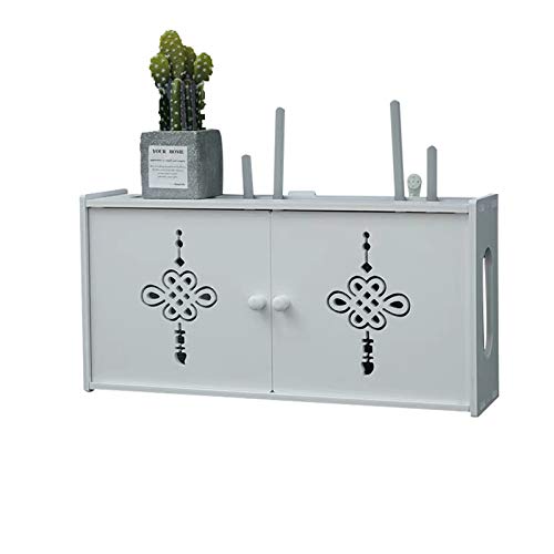 MNBVH Wand Router Aufbewahrungsbox Weiß WLAN Box Router Regal TV Kabel Verstecken Box Router Kabel Cable Organizer Box WiFi Router Storage Box C MNBVH Wand Router Aufbewahrungsbox Weiß WLAN Box Router Regal TV Kabel Verstecken Box Router Kabel Cable Organizer Box WiFi Router Storage Box C von MNBVH