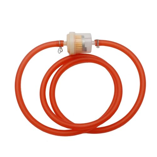 Benzinhahn Schalter 1m Kraftstoff Gas Rohr Benzin Rohr Für Kühler Schlauch 5mm I/D 8mm O/D Öltankhahn Petcock Ventil(Red) von MNEVZX