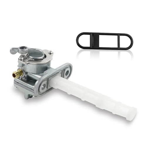 Benzinhahn Schalter 44mm Benzinhahn Gas Tank Schalter Pumpe Fit Für Suzuki Katana 600 750 GSX600F GSX750F GSX Öltankhahn Petcock Ventil von MNEVZX