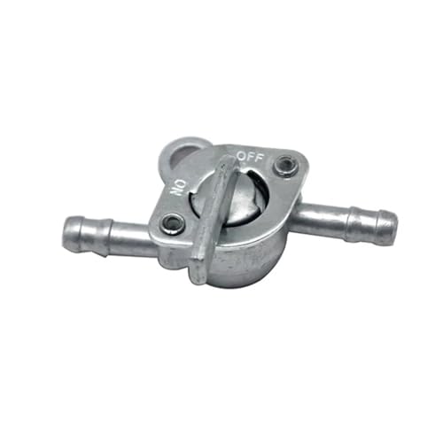 Benzinhahn Schalter 6mm Gas Tank Kraftstoff Schalter Benzin Wasserhahn Abschaltung Ventil Pumpe Tap Petcock Für Motorrad Vergaser Öltankhahn Petcock Ventil(Model A) von MNEVZX