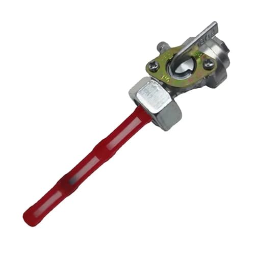 Benzinhahn Schalter M16 * 1,5 Gas Kraftstoff Tank Schalter Hahn Tap Ventil Petcock Fit Für Honda CB400 CB500 CB550 CB750 Motorrad Öl Öltankhahn Petcock Ventil(Red) von MNEVZX