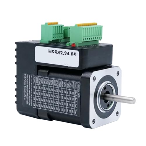 MNEVZX Schrittmotor NEMA 17 Integrierte Schritt-Servomotoren 0,48 NM Closed Loop-Schrittsystem IHSS42-24-05 Für CNC-3D-Drucker-Kits Ersatz-Motor 3D Drucker(Pulse Control) von MNEVZX