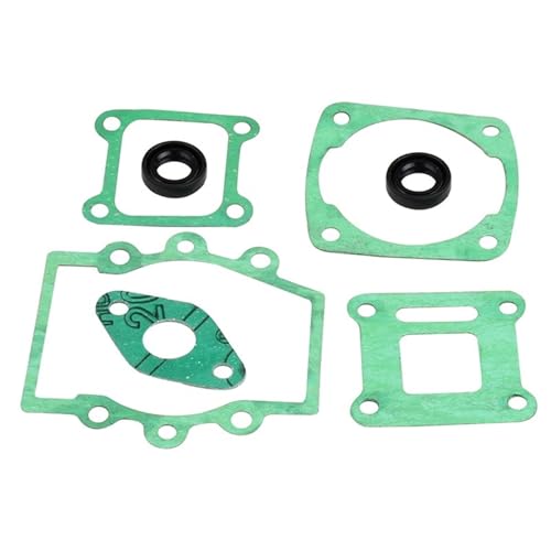 Zylinderkopfdichtungen Motordichtungssatz-Kit Teile passend für MiniMoto 2-Takt 47cc 49cc Mini Dirt Pocket ATV Quad Moto Bike Motorrad Auspuffdichtungen von MNEVZX