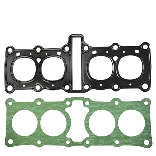 Zylinderkopfdichtungen Motorrad Motor Teile Kopf Seite Abdeckung Dichtung Fit Für YAMAHA FZR250 FZR250R FZR250RR 3LN 1HX FZR250 FZR 250 R RR Auspuffdichtungen von MNEVZX