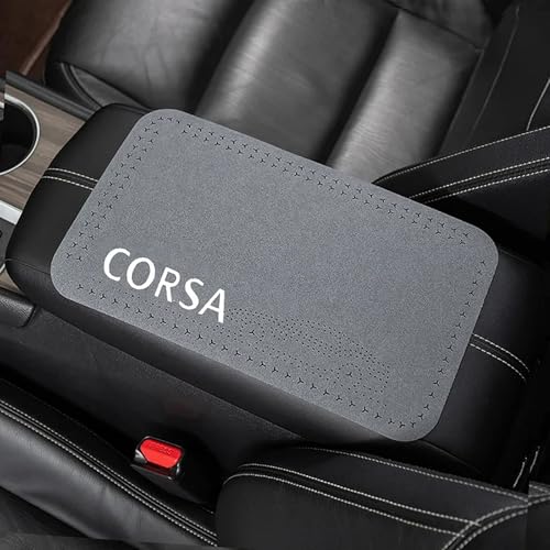 MNGKIQC Auto Armlehnen Polster, für Opel OPC Corsa Astra Mittelkonsole Multifunktionales Auto Armlehnen Auflage Zubehör,F von MNGKIQC