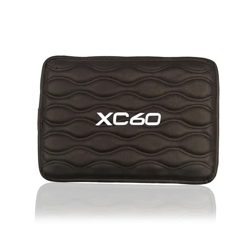 MNGKIQC Auto Armlehnen Polster, für Volvo 740 850 C30 C40 C50 R XC30 XC40 XC60 XC70 XC90 Mittelkonsole Multifunktionales Auto Armlehnen Auflage Zubehör,F von MNGKIQC