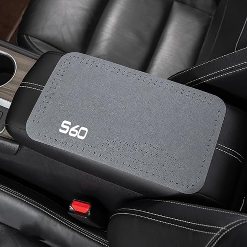 MNGKIQC Auto Armlehnen Polster, für Volvo S60 S60L Mittelkonsole Multifunktionales Auto Armlehnen Auflage Zubehör,A von MNGKIQC