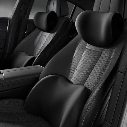 Auto Nackenkissen Und Lendenkissen Auto Für Mercedes Benz Classe GLC GLC F-Cell X253 GLC 350d X253 GLC, Memory Foam Und Atmungsaktiver Abnehmbarer Abdeckung von MNHCAC