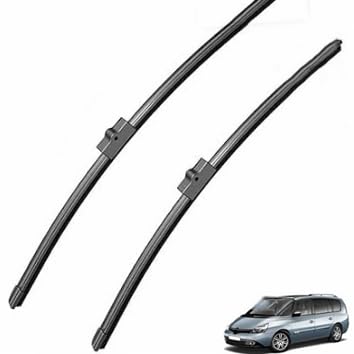 MNHCAC Scheibenwischer Set für Renault Espace 4 2014-2004 (30"+26"), scheibenwischer vorne, Scheibenwischergummi Ersatz, Extrem leise, Langlebig und Wetterfest von MNHCAC