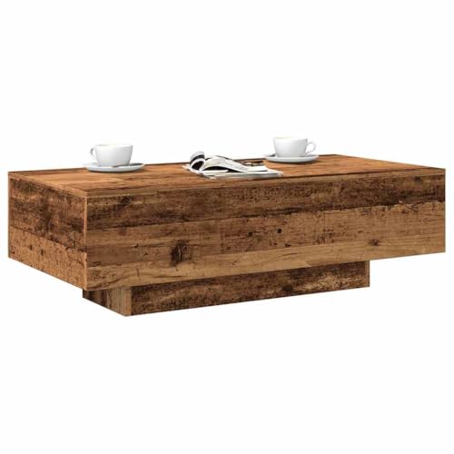 MNISDFL Couchtisch Altholz-Optik Wohnzimmer möbel Couch Tisch for Innenraum Esszimmer 100x49,5x31 cm Holzwerkstoff von MNISDFL