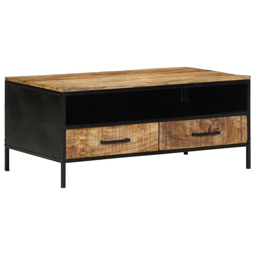 MNISDFL Couchtisch Coffee Table wohnzimmertisch for Innenraum Esszimmer 90x50x40 cm Raues Mangoholz MNISDFL Couchtisch Coffee Table wohnzimmertisch for Innenraum Esszimmer 90x50x40 cm Raues Mangoholz von MNISDFL