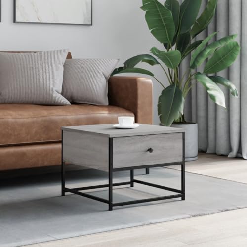 MNISDFL Couchtisch Grau Sonoma Wohnzimmer möbel Coffee Table for Esszimmer Innenraum 51x51x40 cm Holzwerkstoff MNISDFL Couchtisch Grau Sonoma Wohnzimmer möbel Coffee Table for Esszimmer Innenraum 51x51x40 cm Holzwerkstoff von MNISDFL