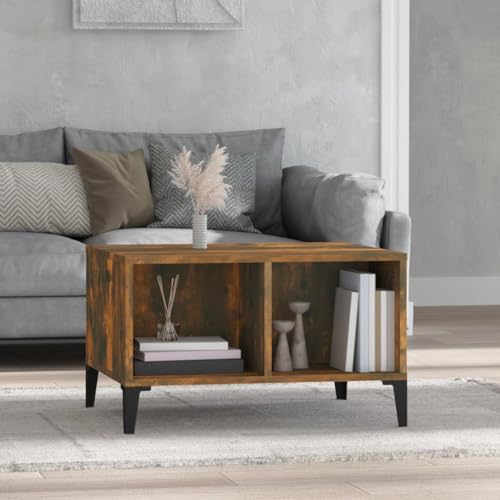 MNISDFL Couchtisch Räuchereiche couchtisch Tisch Wohnzimmer for Innenraum Esszimmer 60x50x36,5 cm Holzwerkstoff von MNISDFL