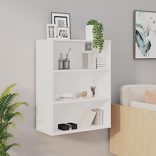 MNISDFL Hängeschrank Weiß kleiderschrank flurschrank for Innenraum Wohnzimmer 69,5x32,5x90 cm von MNISDFL
