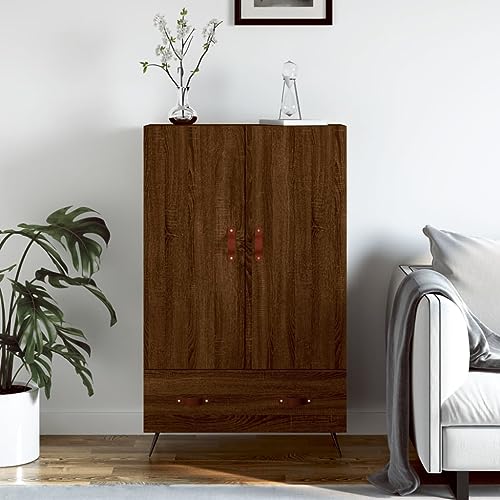 MNISDFL Highboard Braun Eichen-Optik gartenschrank kleiderschrank for Wohnzimmer Schlafzimmer 69,5x31x115 cm Holzwerkstoff MNISDFL Highboard Braun Eichen-Optik gartenschrank kleiderschrank for Wohnzimmer Schlafzimmer 69,5x31x115 cm Holzwerkstoff von MNISDFL