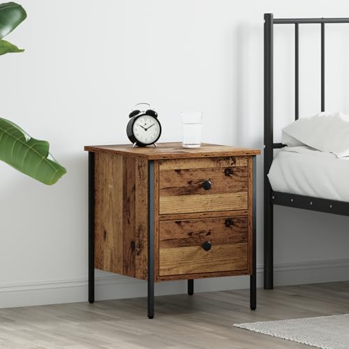 MNISDFL Nachttisch Alter Holz badschrank schmal nachttische for Schlafzimmer Wohnzimmer 40x42x50 cm MNISDFL Nachttisch Alter Holz badschrank schmal nachttische for Schlafzimmer Wohnzimmer 40x42x50 cm von MNISDFL