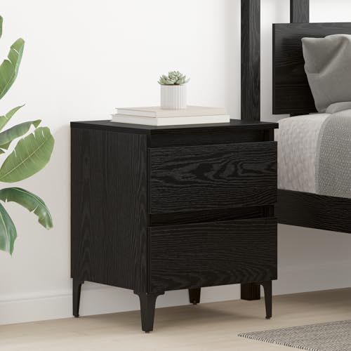 MNISDFL Nachttisch Schwarze Eiche nachtschrank nachttisch for Zimmer Wohnzimmer 40x35x50 cm Holzwerkstoff MNISDFL Nachttisch Schwarze Eiche nachtschrank nachttisch for Zimmer Wohnzimmer 40x35x50 cm Holzwerkstoff von MNISDFL