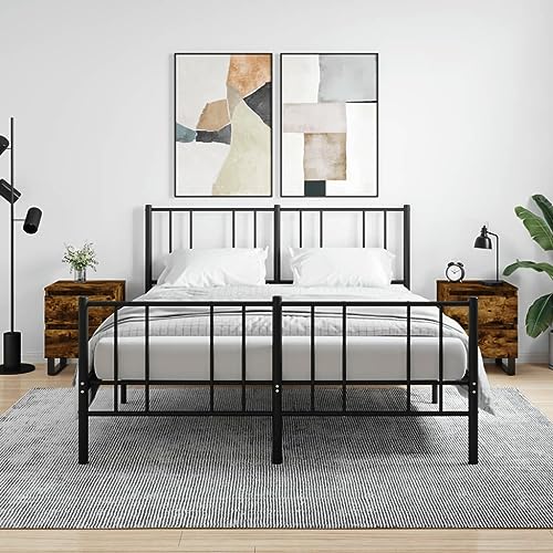 MNISDFL Nachttische 2 STK. Räuchereiche Bedside Table kommode mit schubladen for Zimmer Schlafzimmer 40x35x50 cm Holzwerkstoff von MNISDFL