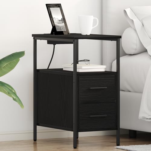 MNISDFL Nachttische 2 pcs Schwarze Eiche badschrank schmal nachttisch for Zimmer Wohnzimmer 30 x 48 x 61 cm Holzwerkstoff MNISDFL Nachttische 2 pcs Schwarze Eiche badschrank schmal nachttisch for Zimmer Wohnzimmer 30 x 48 x 61 cm Holzwerkstoff von MNISDFL