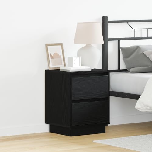 MNISDFL Nachttische mit LED-Lichtern 2 Stück Schwarz badschrank schmal nachtschrank for Wohnzimmer Zimmer 39x34.5x50 cm MNISDFL Nachttische mit LED-Lichtern 2 Stück Schwarz badschrank schmal nachtschrank for Wohnzimmer Zimmer 39x34.5x50 cm von MNISDFL