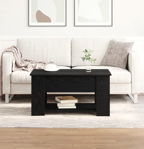 MNISDFL Schwarzer Eichencouchtisch Wohnzimmer möbel wohnzimmertisch for Wohnzimmer Esszimmer 79x49x41 cm aus Holzwerkstoff MNISDFL Schwarzer Eichencouchtisch Wohnzimmer möbel wohnzimmertisch for Wohnzimmer Esszimmer 79x49x41 cm aus Holzwerkstoff von MNISDFL
