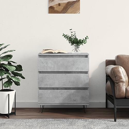 MNISDFL Sideboard Betongrau Schrank gartenschrank for Innenraum Schlafzimmer 60x35x70 cm Holzwerkstoff MNISDFL Sideboard Betongrau Schrank gartenschrank for Innenraum Schlafzimmer 60x35x70 cm Holzwerkstoff von MNISDFL