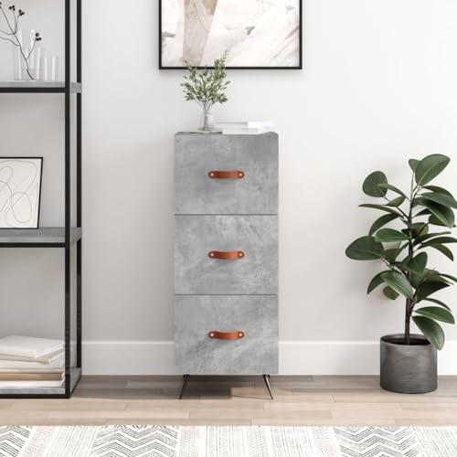 MNISDFL Sideboard Betongrau flurschrank gartenschrank for Büro Wohnzimmer 34,5x34x90 cm Holzwerkstoff MNISDFL Sideboard Betongrau flurschrank gartenschrank for Büro Wohnzimmer 34,5x34x90 cm Holzwerkstoff von MNISDFL