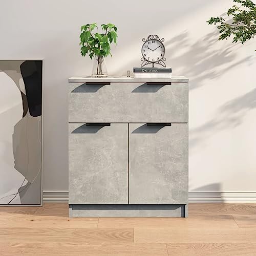 MNISDFL Sideboard Betongrau gartenschrank flurschrank for Innenraum Schlafzimmer 60x30x70 cm Holzwerkstoff MNISDFL Sideboard Betongrau gartenschrank flurschrank for Innenraum Schlafzimmer 60x30x70 cm Holzwerkstoff von MNISDFL