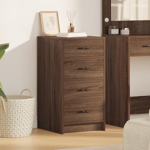 MNISDFL Sideboard Braun Eiche Schrank flurschrank for Innenraum Wohnzimmer 40x41x75 cm Holzwerkstoff MNISDFL Sideboard Braun Eiche Schrank flurschrank for Innenraum Wohnzimmer 40x41x75 cm Holzwerkstoff von MNISDFL