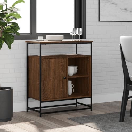 MNISDFL Sideboard Braun Eichen-Optik gartenschrank kleiderschrank for Schlafzimmer Innenraum 69x35x80 cm Holzwerkstoff MNISDFL Sideboard Braun Eichen-Optik gartenschrank kleiderschrank for Schlafzimmer Innenraum 69x35x80 cm Holzwerkstoff von MNISDFL
