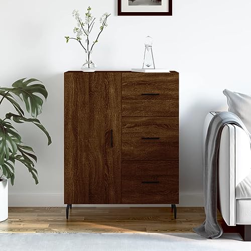 MNISDFL Sideboard Braun Eichen-Optik sideboards gartenschrank for Büro Schlafzimmer 69,5x34x90 cm Holzwerkstoff MNISDFL Sideboard Braun Eichen-Optik sideboards gartenschrank for Büro Schlafzimmer 69,5x34x90 cm Holzwerkstoff von MNISDFL