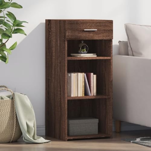 MNISDFL Sideboard Braun Eichen-Optik sideboards gartenschrank for Büro Wohnzimmer 40x42,5x93 cm Holzwerkstoff MNISDFL Sideboard Braun Eichen-Optik sideboards gartenschrank for Büro Wohnzimmer 40x42,5x93 cm Holzwerkstoff von MNISDFL