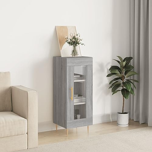 MNISDFL Sideboard Grau Sonoma kleiderschrank gartenschrank for Büro Innenraum 34,5x34x90 cm Holzwerkstoff MNISDFL Sideboard Grau Sonoma kleiderschrank gartenschrank for Büro Innenraum 34,5x34x90 cm Holzwerkstoff von MNISDFL