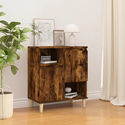 MNISDFL Sideboard Räuchereiche Schrank gartenschrank for Innenraum Büro 60x35x70 cm Holzwerkstoff von MNISDFL