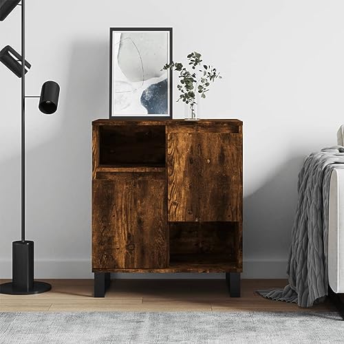 MNISDFL Sideboard Räuchereiche flurschrank kommoden for Innenraum Wohnzimmer 60x35x70 cm Holzwerkstoff MNISDFL Sideboard Räuchereiche flurschrank kommoden for Innenraum Wohnzimmer 60x35x70 cm Holzwerkstoff von MNISDFL