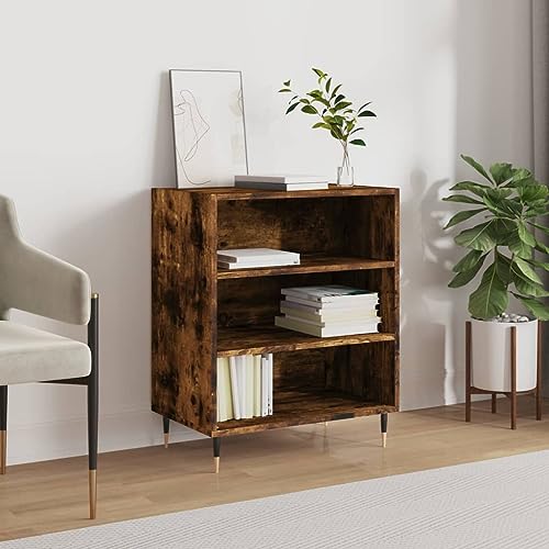 MNISDFL Sideboard Räuchereiche gartenschrank kommoden for Schlafzimmer Innenraum 57x35x70 cm Holzwerkstoff MNISDFL Sideboard Räuchereiche gartenschrank kommoden for Schlafzimmer Innenraum 57x35x70 cm Holzwerkstoff von MNISDFL