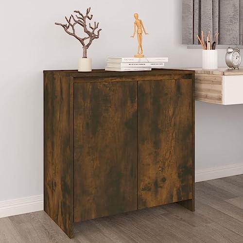 MNISDFL Sideboard Räuchereiche gartenschrank kommoden for Schlafzimmer Wohnzimmer 70x41x75 cm Holzwerkstoff MNISDFL Sideboard Räuchereiche gartenschrank kommoden for Schlafzimmer Wohnzimmer 70x41x75 cm Holzwerkstoff von MNISDFL