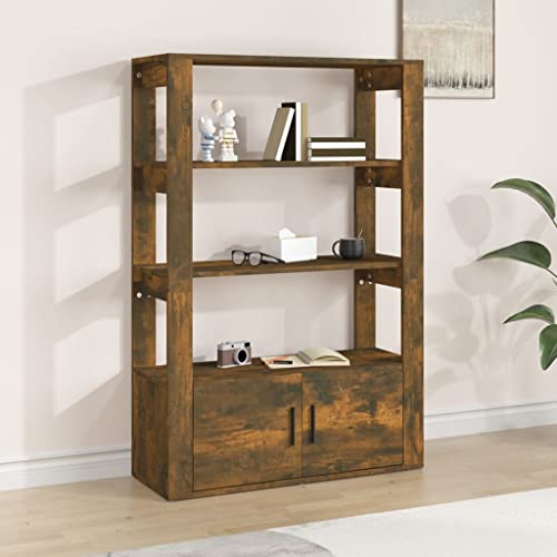 MNISDFL Sideboard Räuchereiche sideboards kleiderschrank for Schlafzimmer Büro 80x30x119,5 cm Holzwerkstoff MNISDFL Sideboard Räuchereiche sideboards kleiderschrank for Schlafzimmer Büro 80x30x119,5 cm Holzwerkstoff von MNISDFL